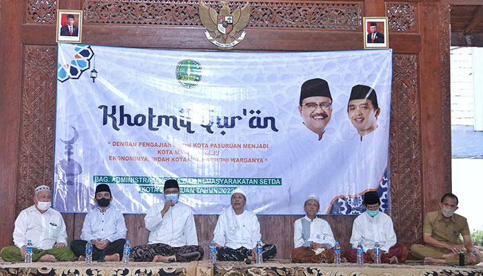 Ikhtiar Menuju Kota Madinah, Pemkot Pasuruan Gelar Khotmil Quran di Pendopo Surga Surgi