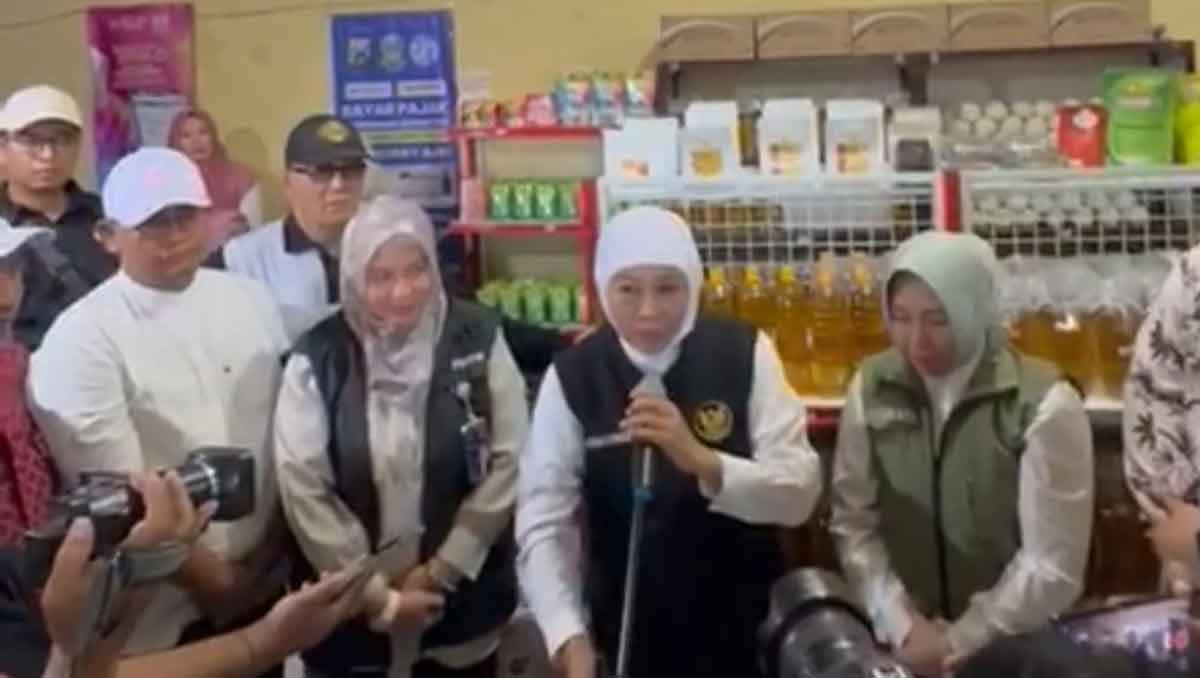 Gubernur Khofifah Tinjau Koperasi Merah Putih di Kota Mojokerto
