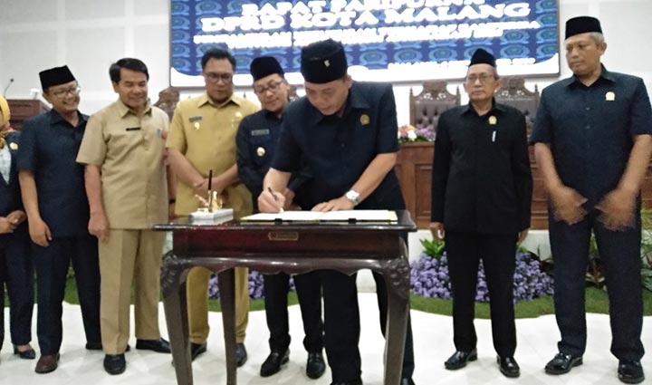 APBD Kota Malang Tahun 2020 Disahkan, Dewan Soroti Tiga Mega Proyek