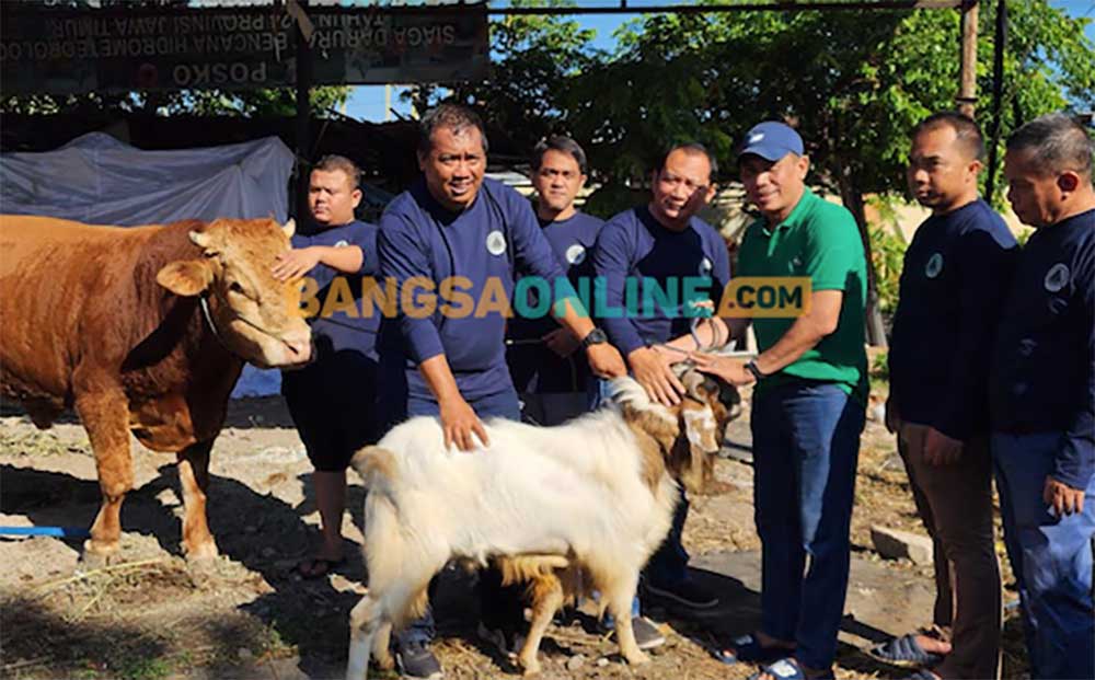 BPBD Jatim Kurban 4 Ekor Sapi dan 7 Ekor Kambing di Iduladha 1445 H