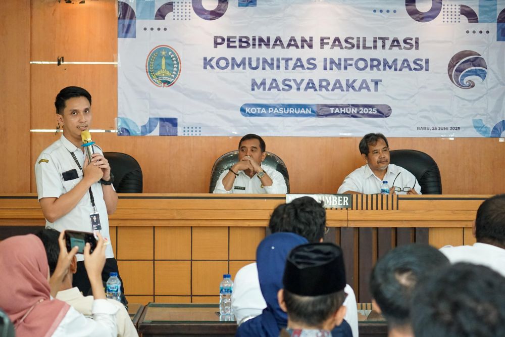 Diskominfotik Kota Pasuruan Gelar Pembinaan KIM, Dorong Peran Informasi dan Promosi Produk