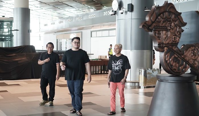 Bupati Kediri Dampingi Menseskab Tinjau Bandara Dhoho