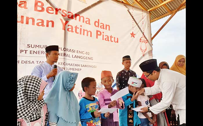 KKKS EML Gandeng Lazisnu Lanjutkan Kebersamaan dengan Yatim Piatu