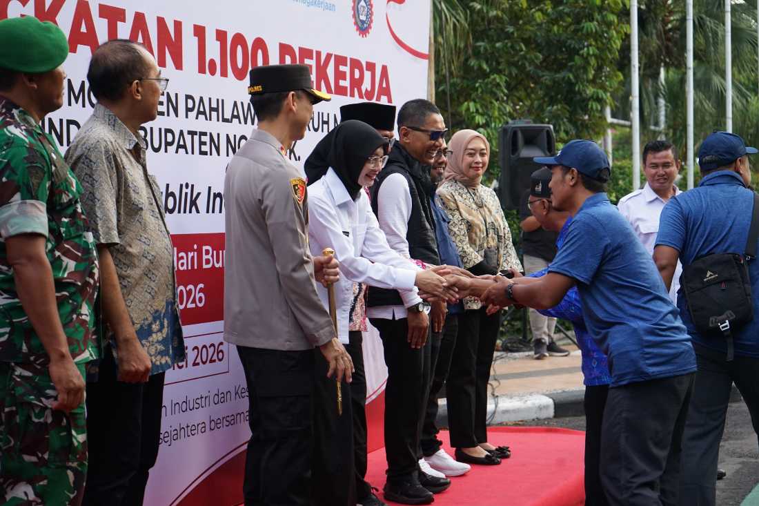 Wali Kota Kediri Berangkatkan 1.100 Pekerja Hadiri Peresmian Museum Marsinah di Nganjuk