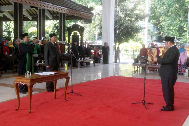 Bupati Sidoarjo Minta Sekda Djoko Sartono Selesaikan Permasalahan Banjir