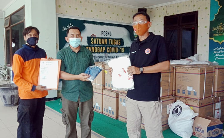 Gugus Tugas Nasional Distribusikan Masker Melalui PWNU untuk Warga Jatim