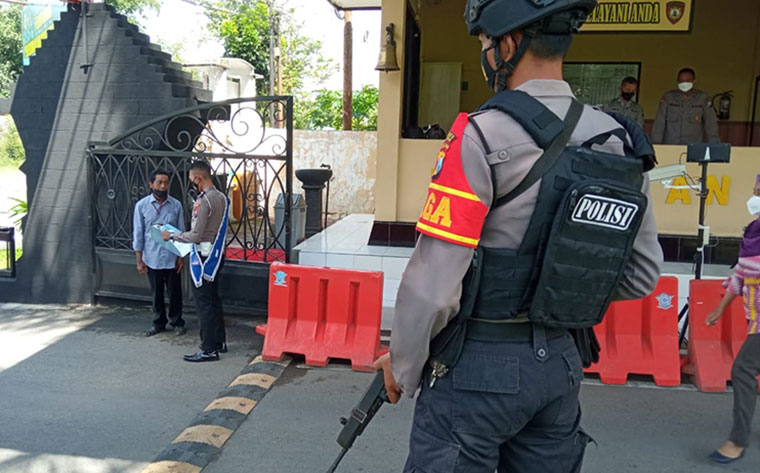 Mabes Polri Diserang, Pengamanan Markas Kepolisian di Blitar Diperketat