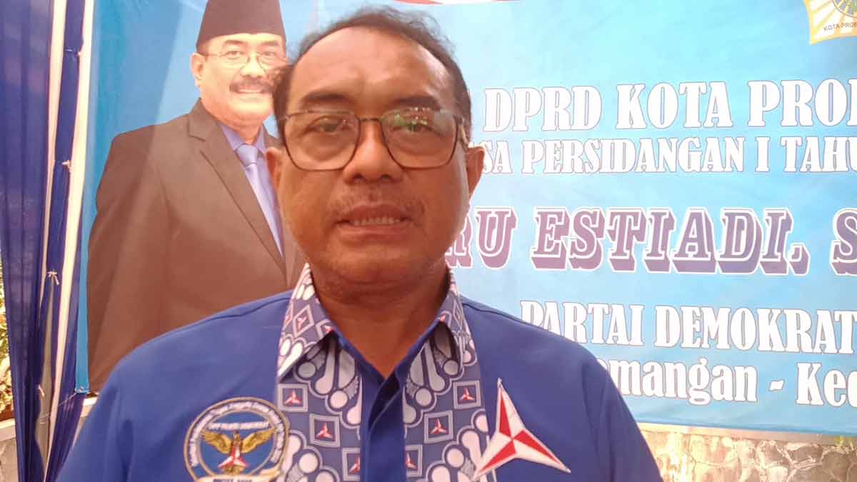 Ketua DPC Demokrat Kota Probolinggo, Heru Estiadi.