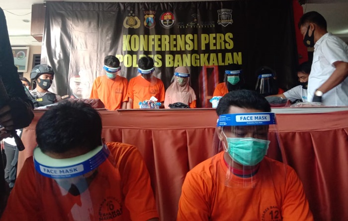 Polres Bangkalan Tangkap 7 Pengedar Narkoba, 3 di antaranya Wanita