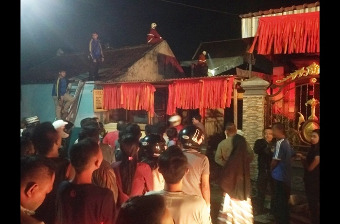 Korsleting Listrik, Rumah di Trenggalek Dilalap Si Jago Merah 
