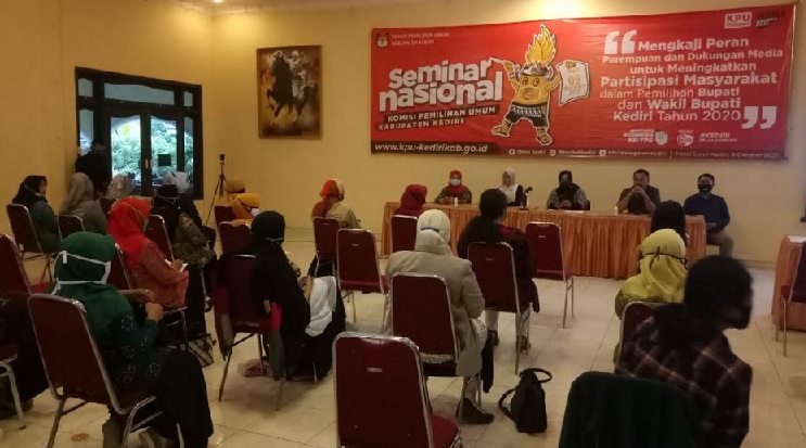 KPU Kabupaten Kediri Ajak Kaum Hawa Gunakan Hak Pilih