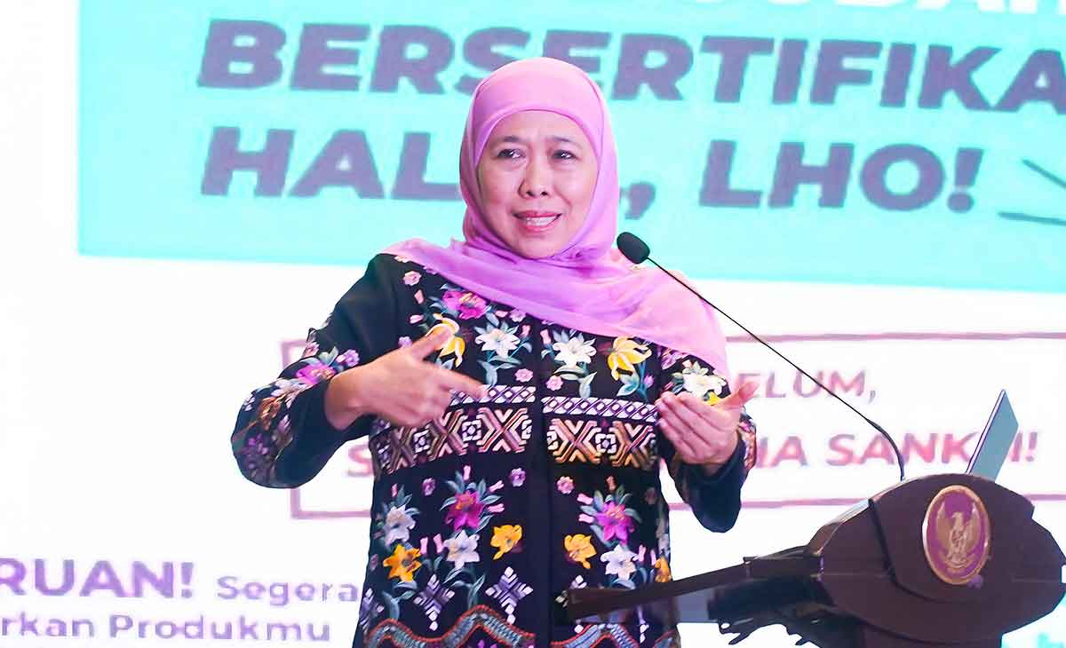 Gubernur Jawa Timur periode 2019-2024, Khofifah Indar Parawansa.