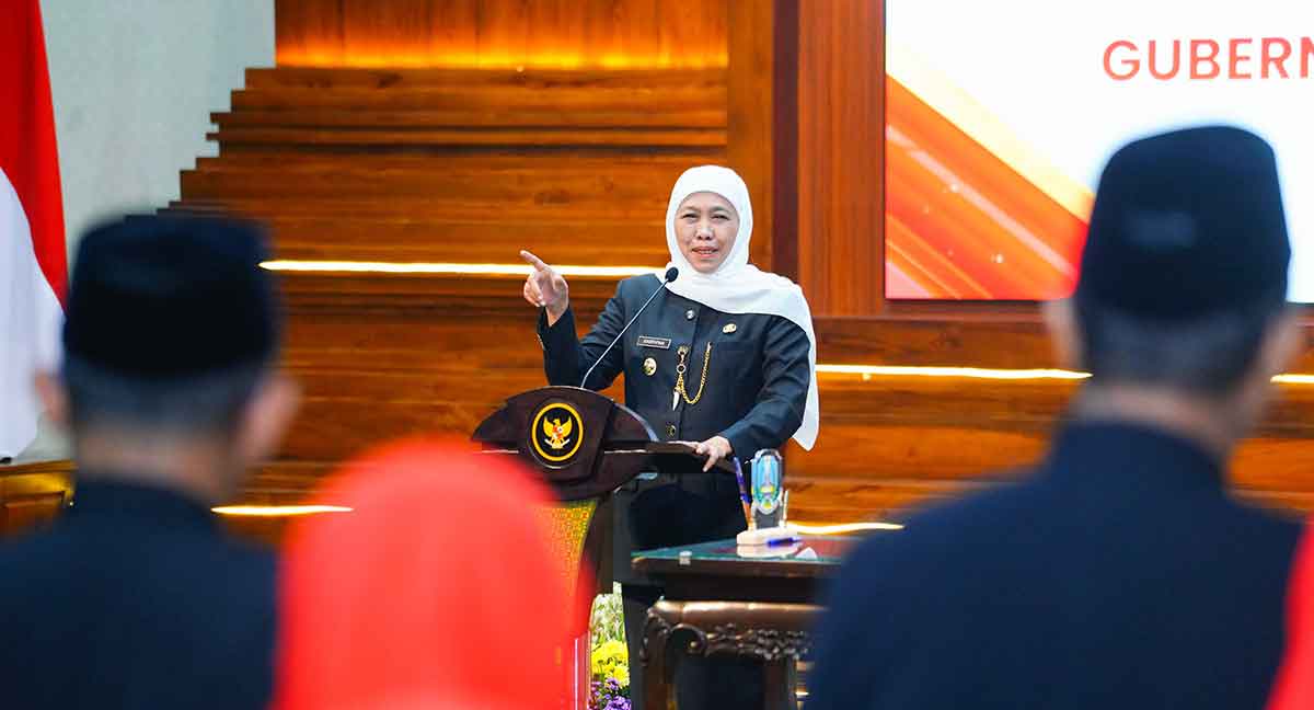 Gubernur Jawa Timur, Khofifah Indar Parawansa.