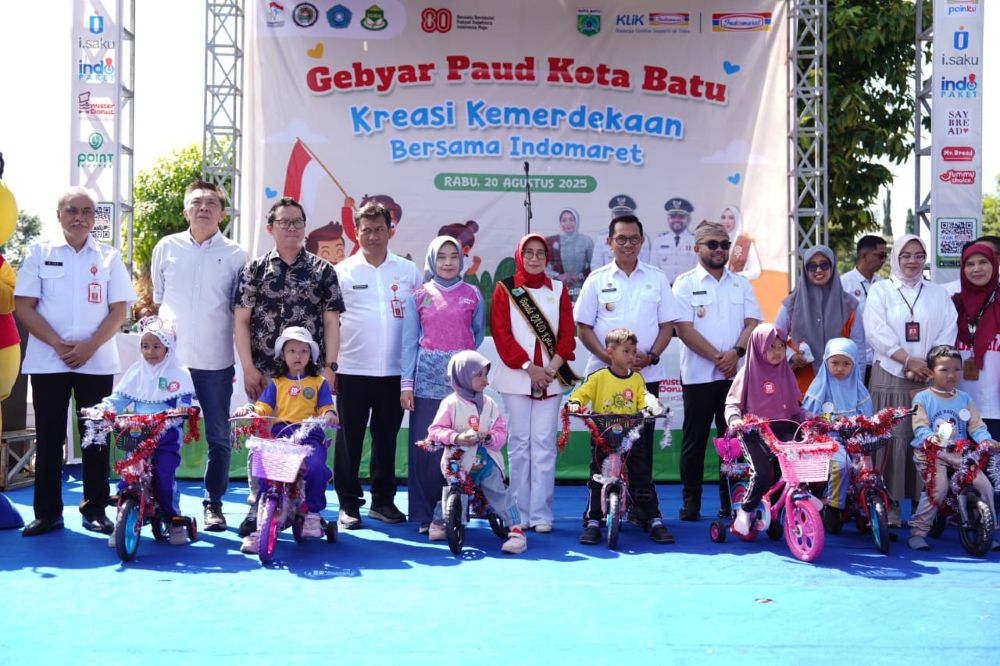 Seribu Anak Meriahkan Gebyar PAUD 2025, di Balai Kota Among Tani Kota Batu