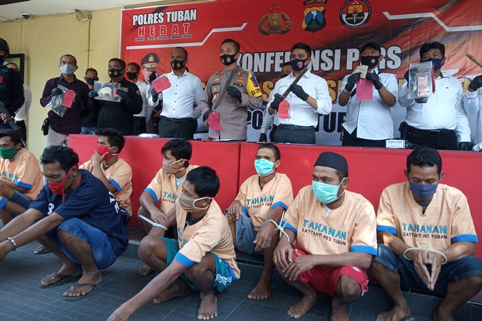 Gelar Operasi 12 Hari, Polisi Sikat 16 Pelaku Kriminal di Tuban