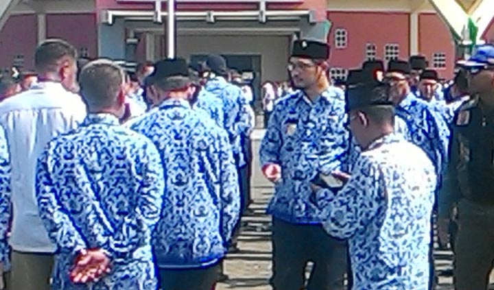 HUT Korpri, Plt Wali Kota Pasuruan Usir Peserta Upacara