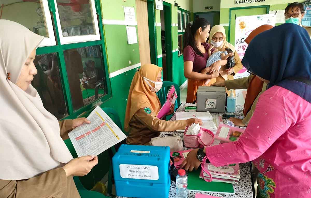 Cegah Penyakit Lumpuh Layu, Sub PIN Polio Kota Batu Sasar 24.677 Anak