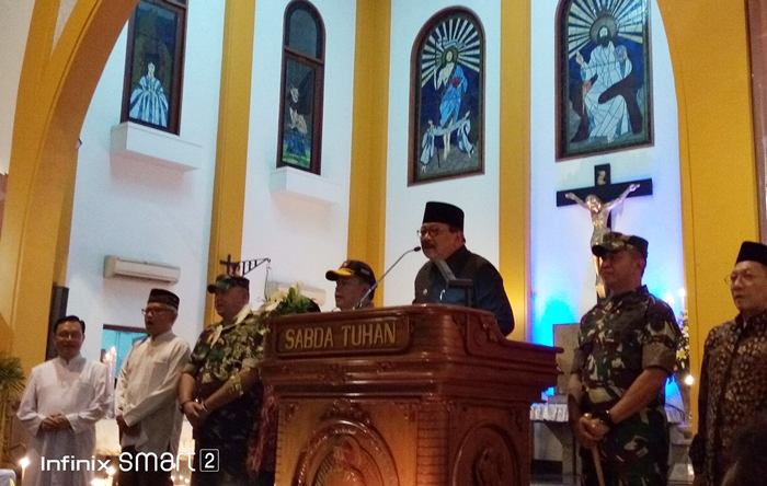 Pakde Karwo saat memberikan sambutannya.
