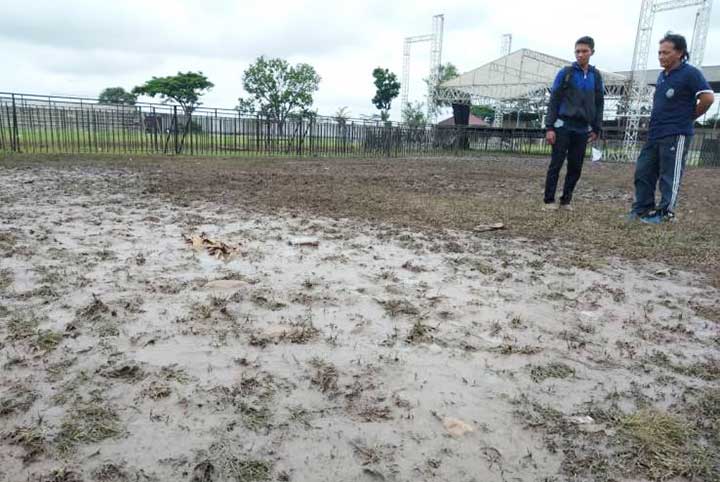 Lapangan Stadion Yosonegoro Rusak Parah, Seleksi Porprov Gagal