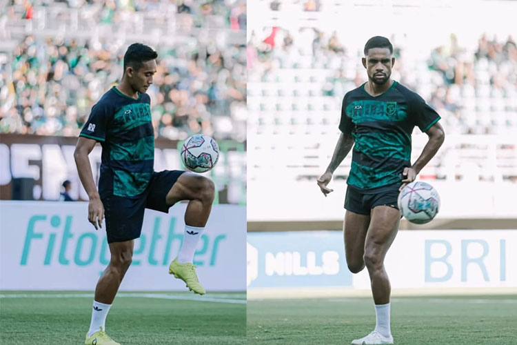 Rizky Ridho Ramadhani (kiri) dan Silvio Junior (kanan). Foto : instagram @officialpersebaya