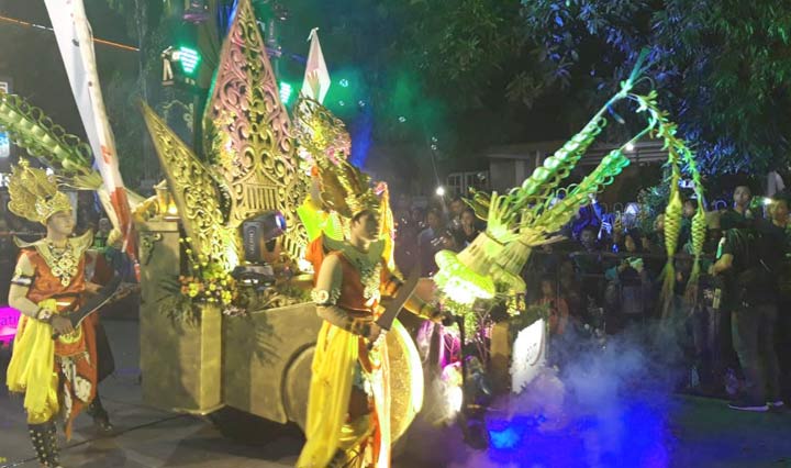 Salah satu peserta Kediri Nite Festival.