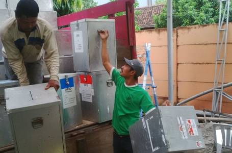 Kotak Suara Mulai Ditarik Ke KPU Lamongan