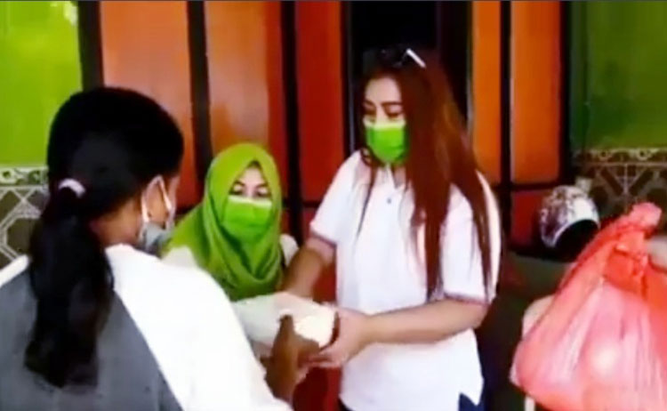 Bantu Warga Terdampak Covid-19, Relawan Kediri Gelar Bakti Sosial Khusus Balita dan Difabel