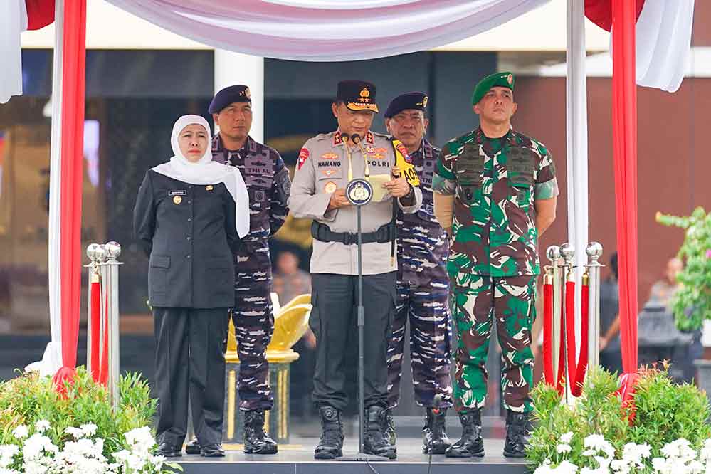 Pastikan Jatim Aman Selama Nataru, Khofifah Siapkan 2.903 Posko dan 146.701 Personel Gabungan