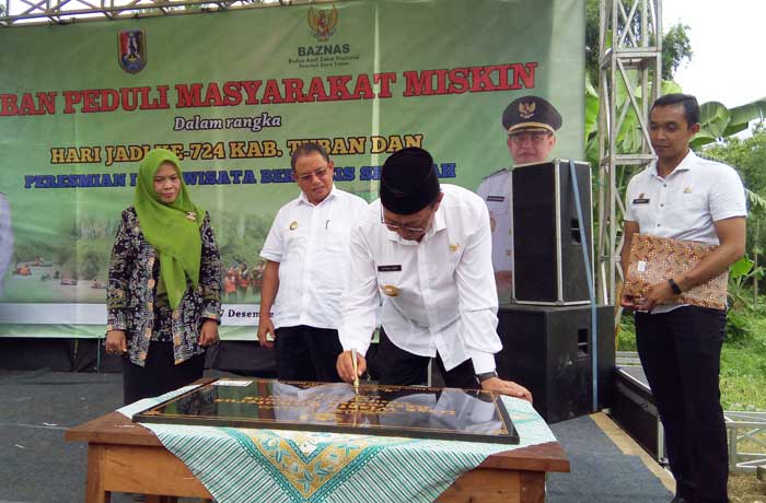 Guwoterus Diresmikan Bupati Jadi Desa Wisata Berbasis Sedekah