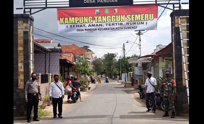 Patuh Terapkan Protokol Kesehatan, Polres Sumenep Tunjuk Pandian Jadi Desa Tangguh