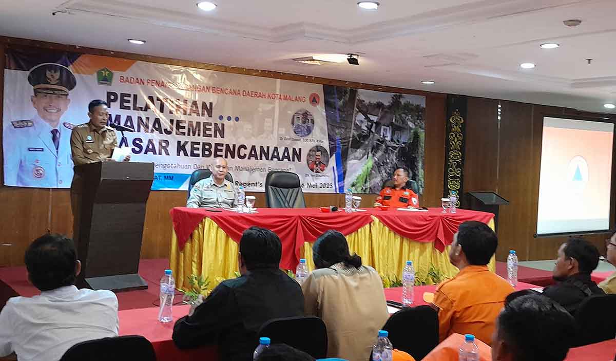 Wali Kota Malang Dorong Peran Aktif Camat hingga RT/RW dalam Menyebarkan Informasi Kebencanaan