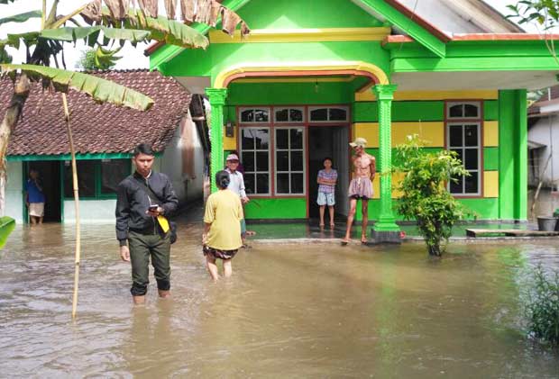 Lumajang Banjir Lagi, 73 Rumah dan Puluhan Hektare Sawah Tergenang