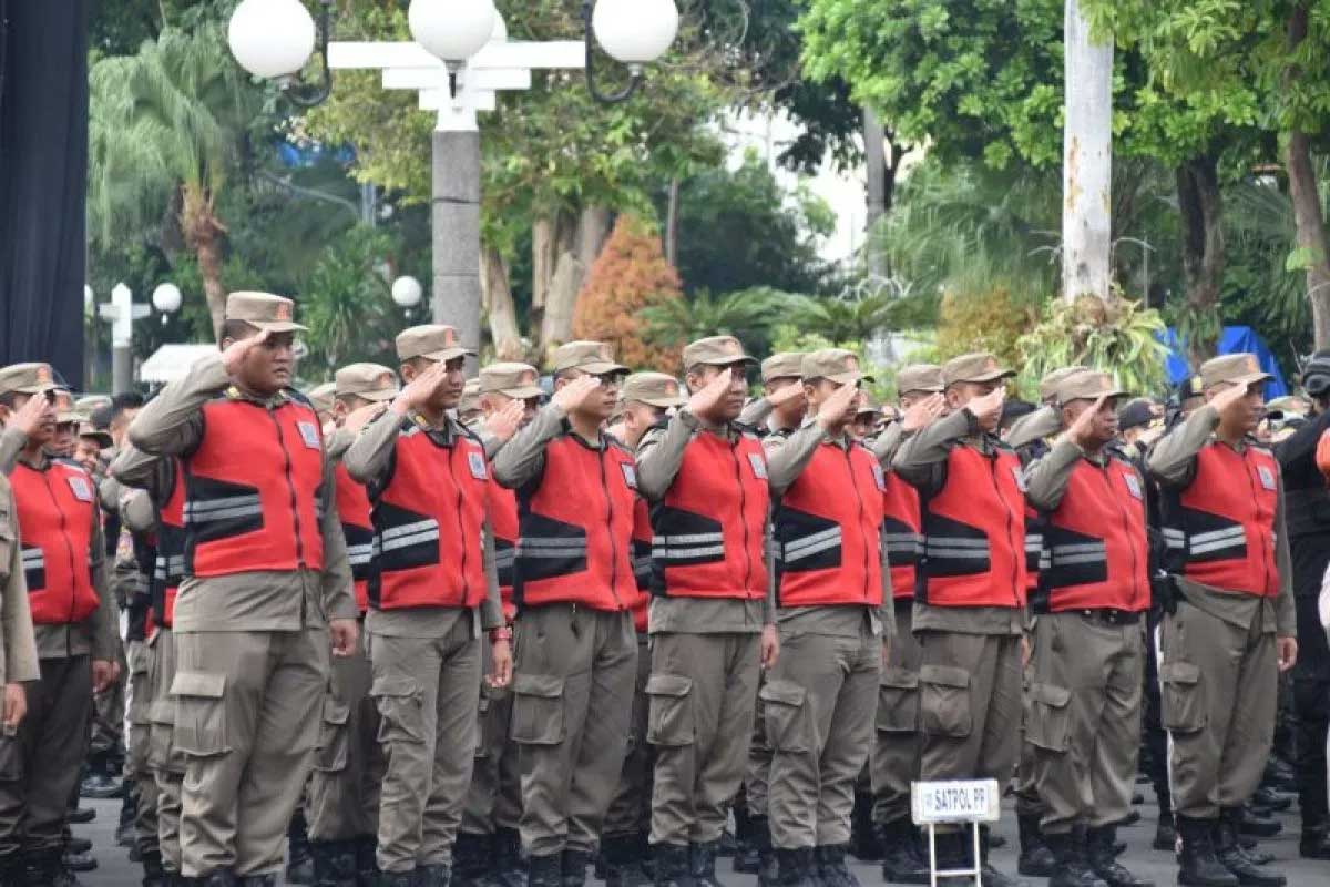 Jelang Hari Otoda XXVIII, Satpol PP Surabaya Perketat Keamanan dengan Terjunkan 3 Tim