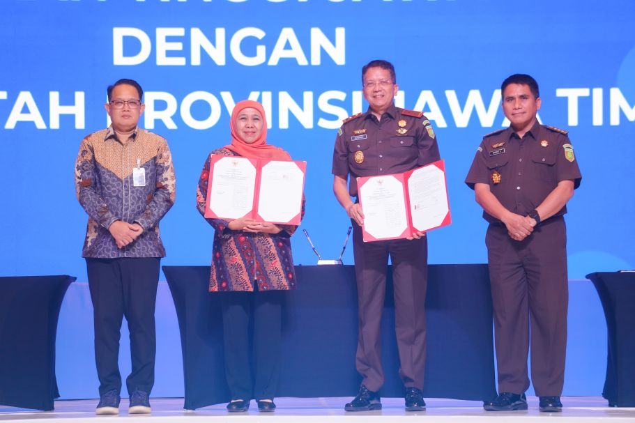 Gubernur dan Kajati Jatim Teken MoU RJ, Tegaskan Komitmen Perkuat Keadilan Substantif