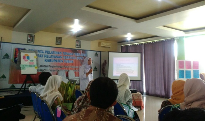 Dinas Sosial, Pemberdayaan Perempuan dan Perlindungan anak (Dinsos, P3A) Kabupaten Tuban menggelar kegiatan optimalisasi pelatihan pusat pelayanan terpadu (PPT).