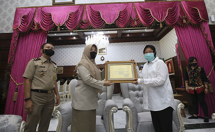 Bantu Selamatkan Aset, BPN Surabaya I dan II Diapresiasi Wali Kota Risma
