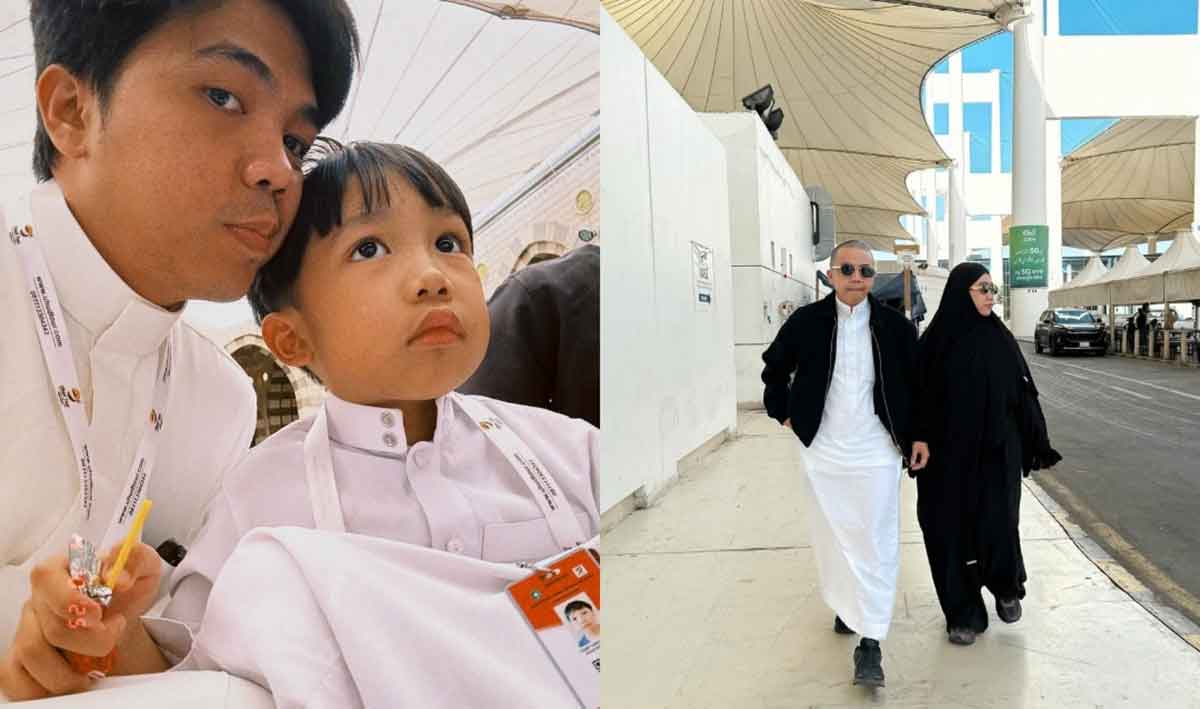 Arif Brata Bagikan Momen Umroh Bersama Istri dan Anaknya