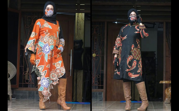 Keren, Baju Tunik Buatan Desainer Asal Sidoarjo Ini Berkonsep APD